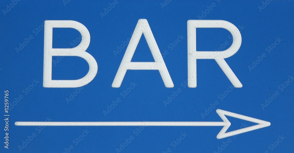 a bar sign a bar sign
