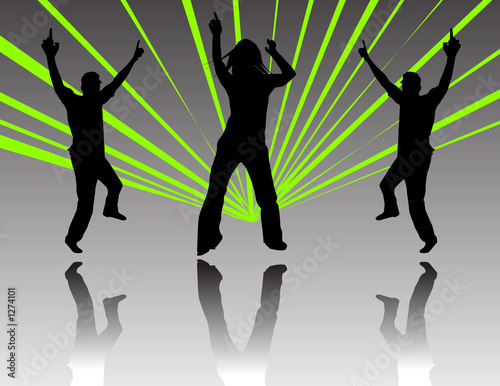dancing at a party