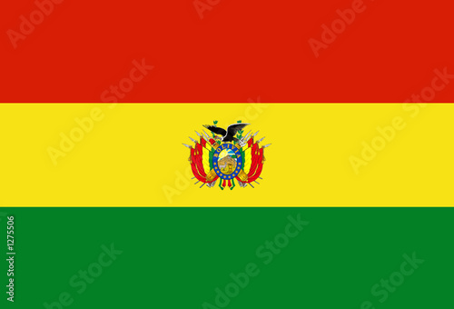 flag of bolivia photo