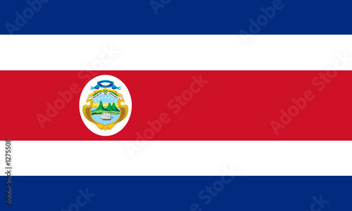 flag of costa rica photo