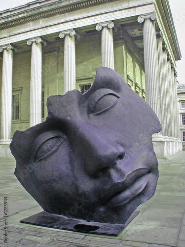 mask outside british museum