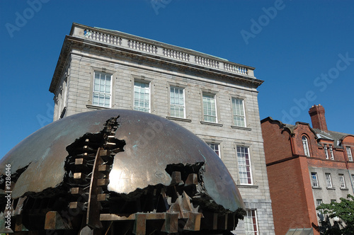 Canvas Print view of dublin (university)