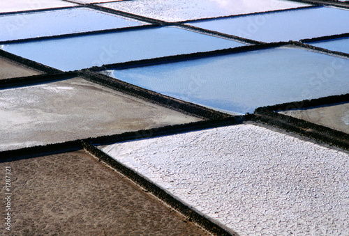 colourful geometric saltworks