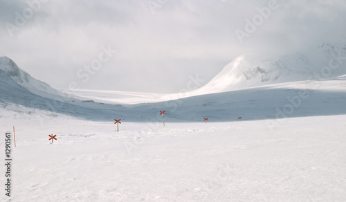 ski hiking trail