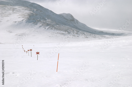 ski hiking trail