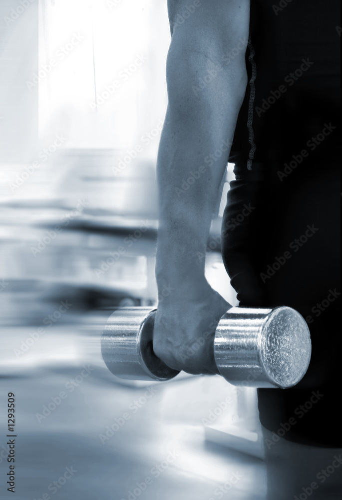 Obraz premium man with a bar