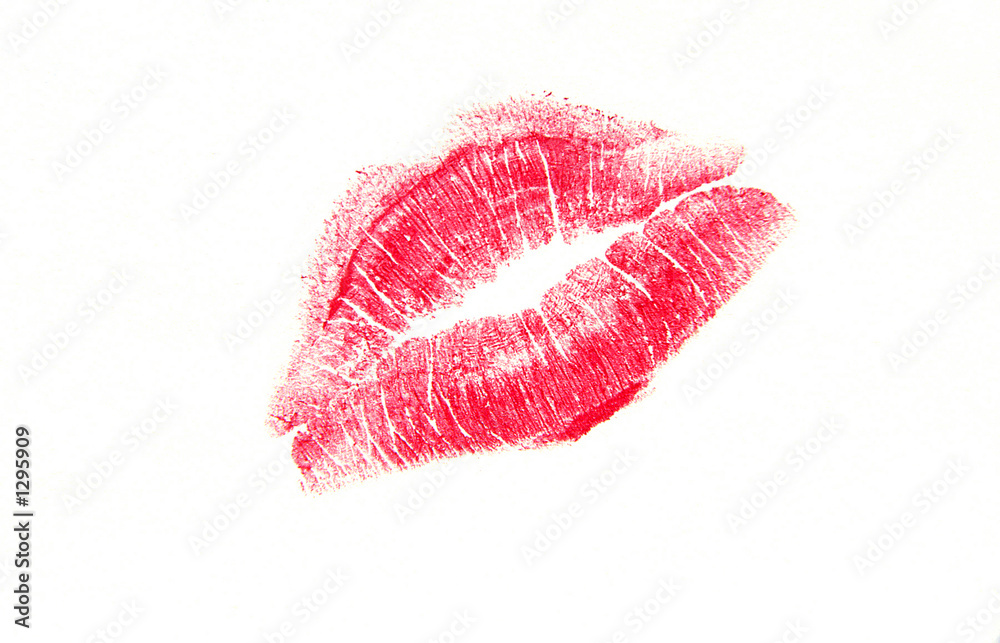 Obraz premium lipstick kiss