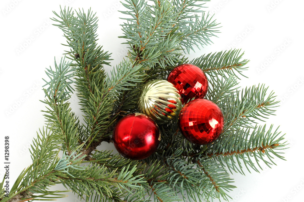 decorated christmas bough #3 decorated christmas bough #3