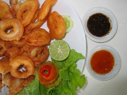 calamaris - delicious asian food... photo