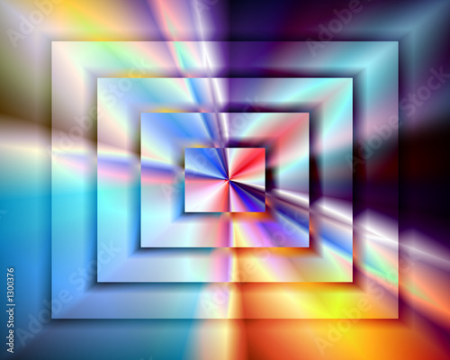 abstract illustration metal rectangles