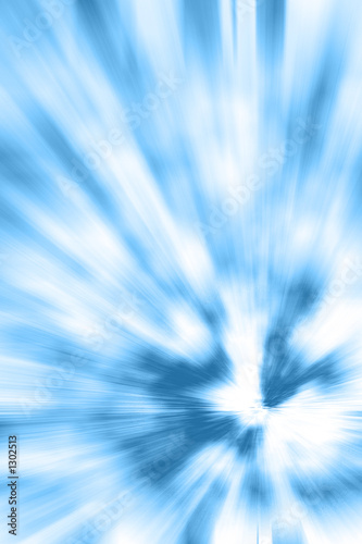 white/blue zoom abstraction