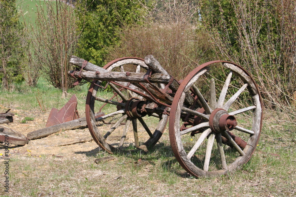 fahrgestell eines leiterwagens