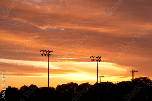 sunrise silhouette