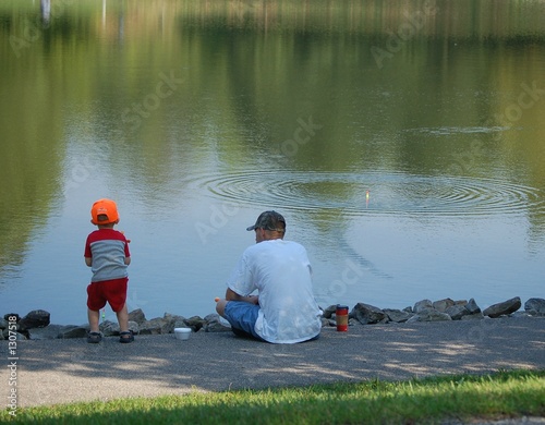 Quadro su tela fishing buddy