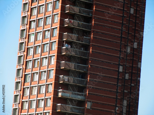 Obraz na plátně falling building