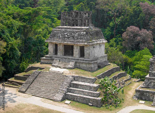 palenque archaeological site, mexico