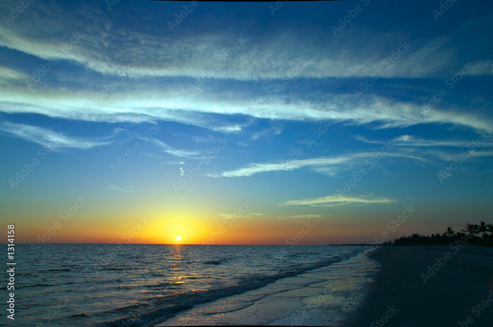 Fototapeta premium tropical sunset