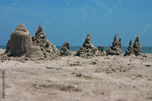 sandcastle at the beach