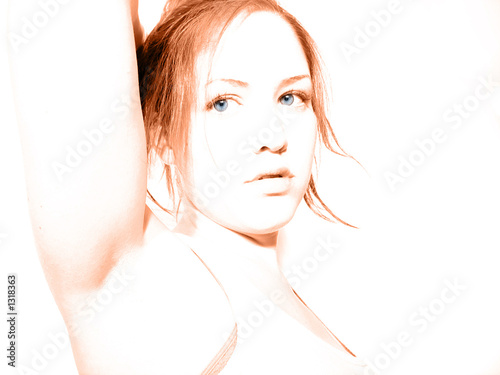 overexposed woman