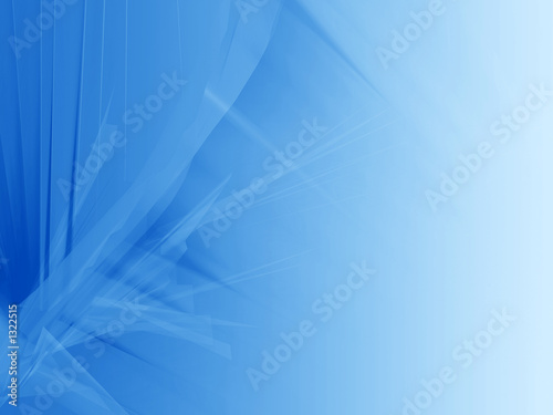 blue glow curtain