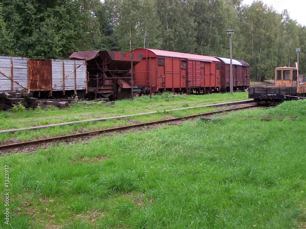 Obraz premium bahnschrott