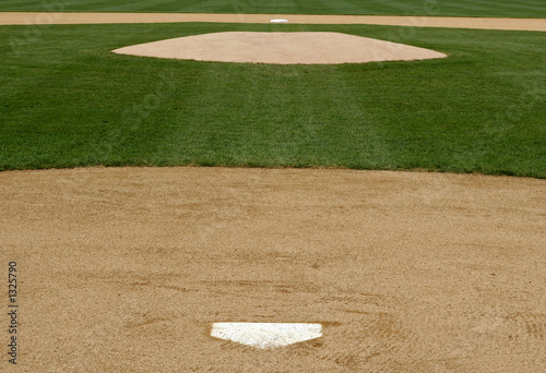  baseball infield home plate and mound