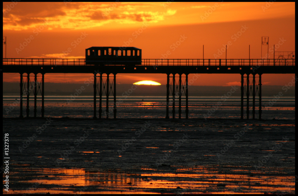 pier sunset