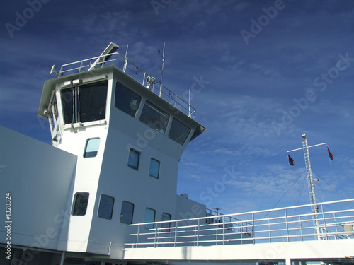 captain's bridge on a ship