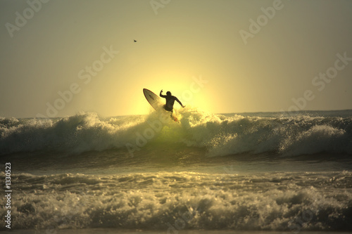sunset surfer