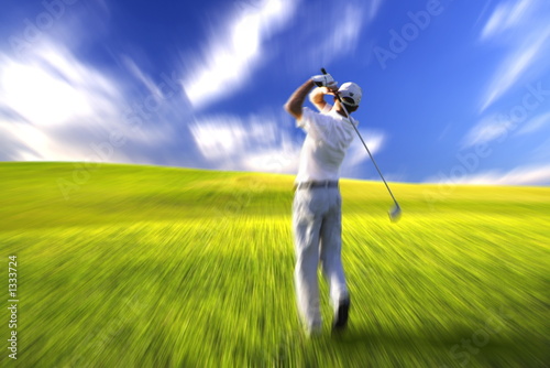 golfer blur