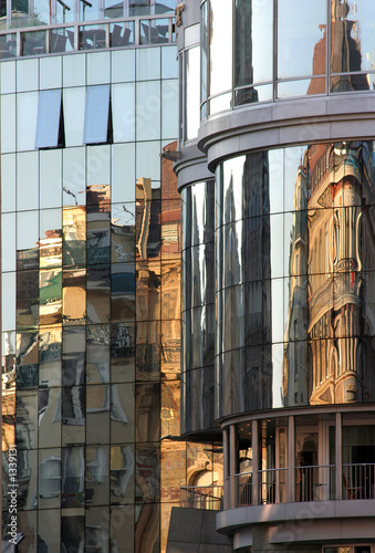 reflets sur la stephanplatz photo