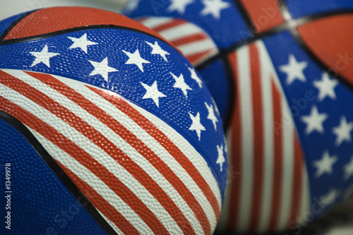 patriotic basketballs