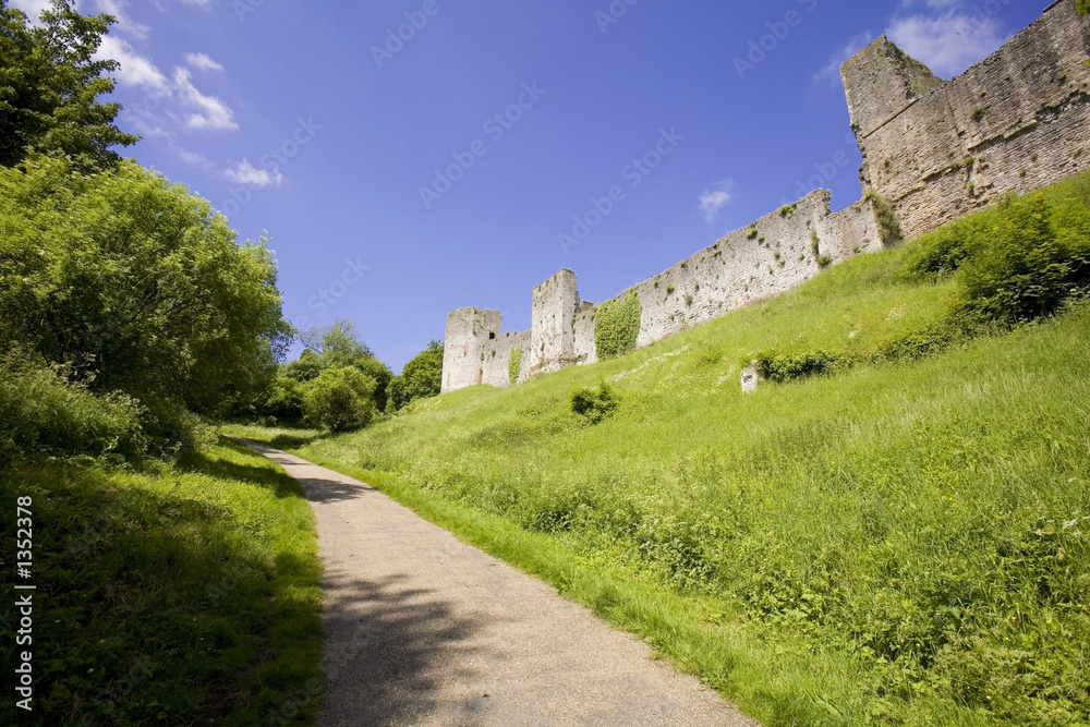 chepstow castle monmouthside wales