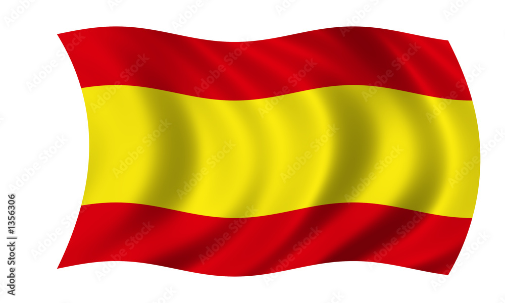 Naklejka premium spanien fahne