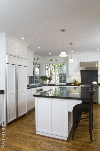 newly remodeled white kitchen