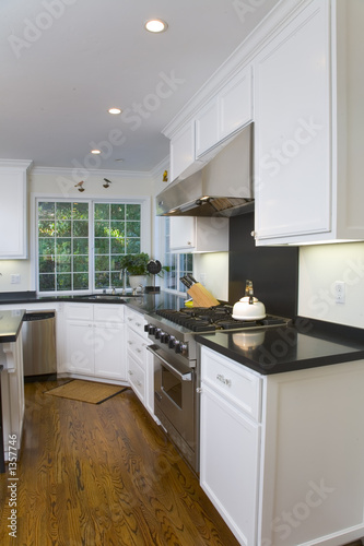 newly remodeled white kitchen