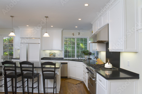 newly remodeled white kitchen