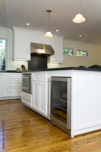 newly remodeled white kitchen