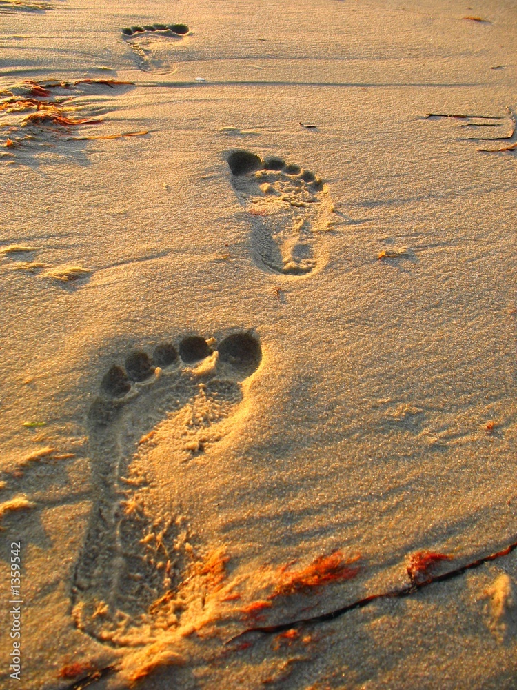 fußspuren Stock Photo | Adobe Stock