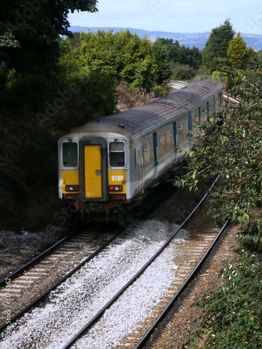 passing train