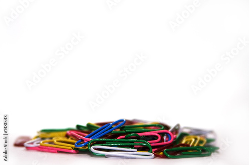 pile of paperclips
