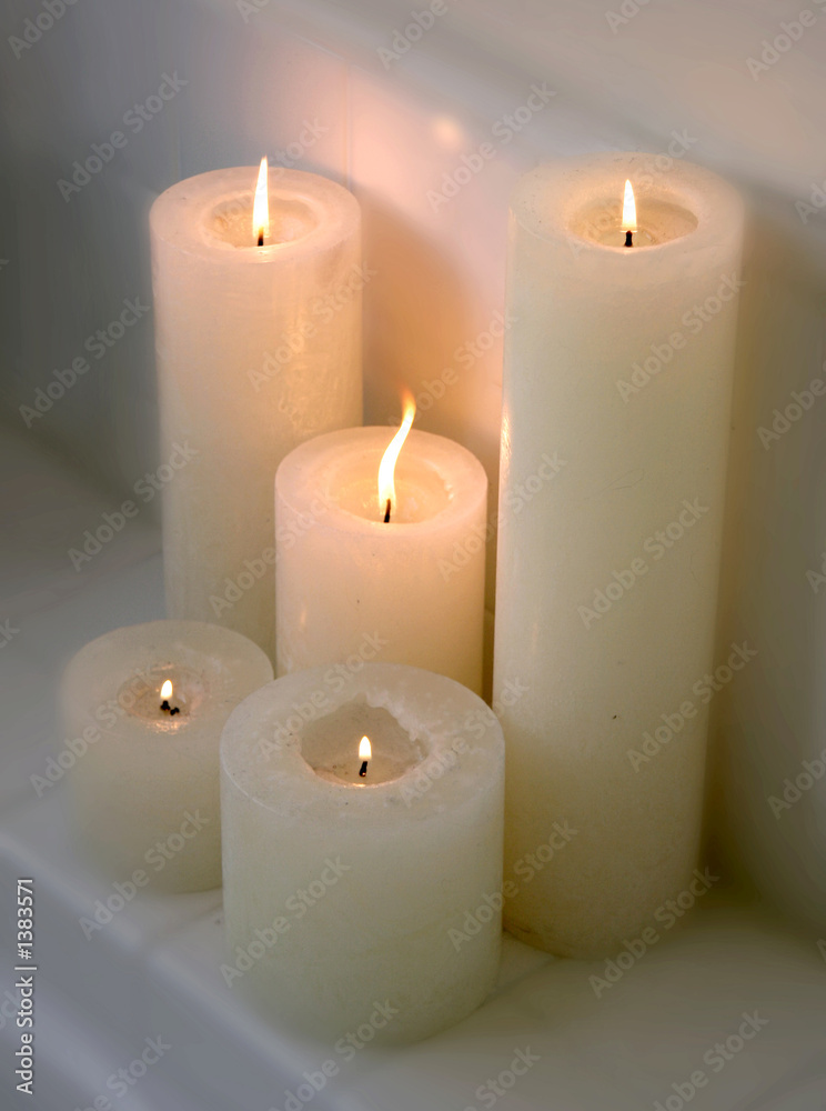 cluster of candles