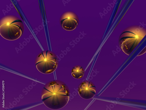 Obraz na płótnie abstract balls
