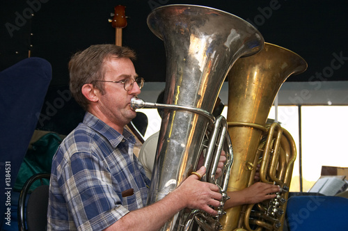 tuba player
