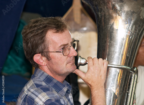 tuba player photo