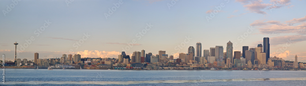 Naklejka premium seattle skyline