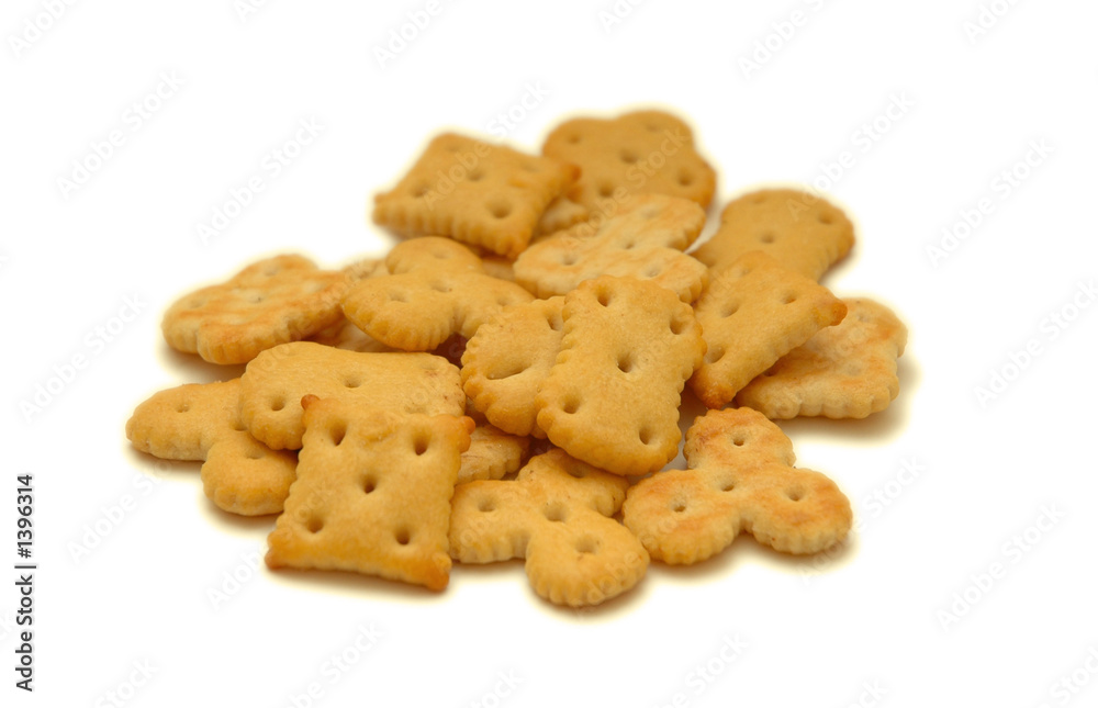 shaped cookies isolated on white shaped cookies isolated on white