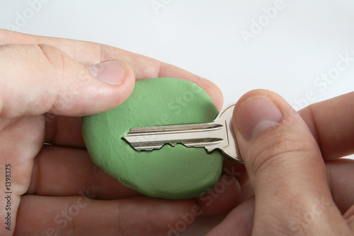 Принти на полотні key steal - security hoax
