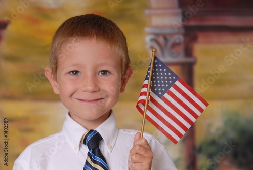 Valokuva flag boy 7