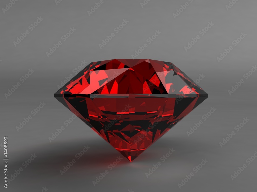 Naklejka premium rubin